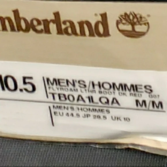 Timberland Men's FlyRoam Burgundy SneakerBoot Sz 10.5US - Picture 3 of 3